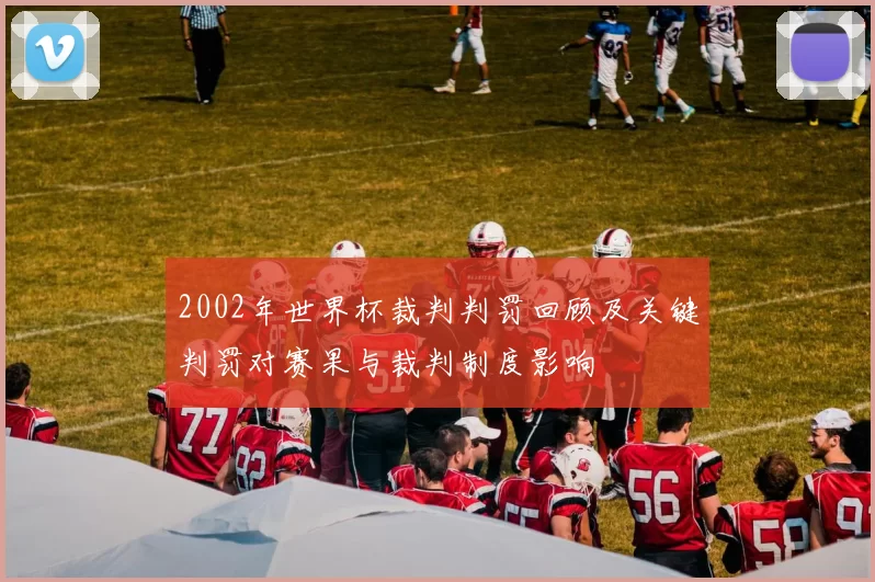 2002年世界杯裁判判罚回顾及关键判罚对赛果与裁判制度影响